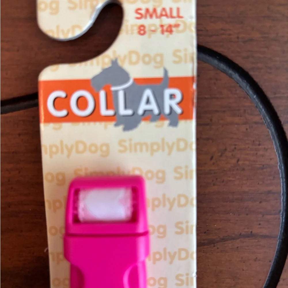 Simply Dog Pink Small Heart Collar and Leash Set